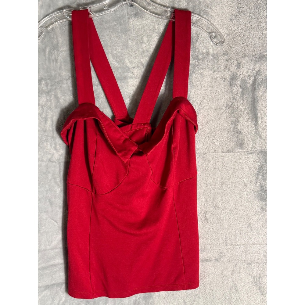 Retro Chic by Torrid Red Corset Sweetheart Top Plus Size 2 ‎ 18/20 11228421